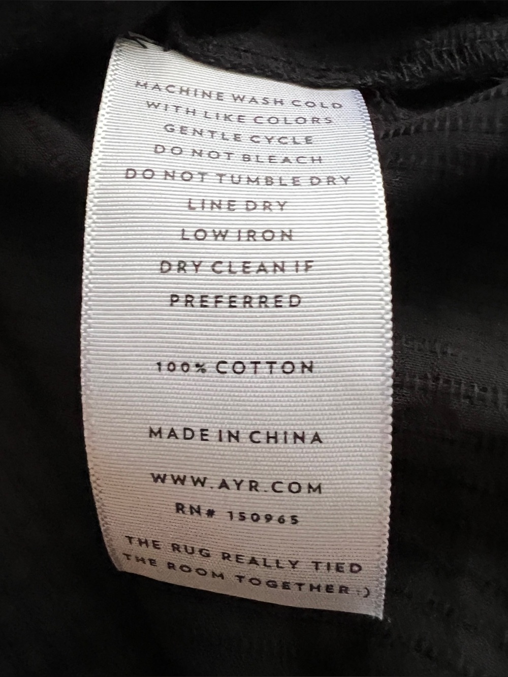 AYR Black V-Neck Cap Sleeve Top - Picture 8 of 10